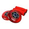 Replacement Razor Scooter Wheels, Abec 7 Bearings, Handle Bar Grips (Red/Red) view 1