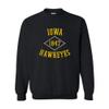 AW1107 - Iowa Hawkeyes Stitch Arch Crew Sweatshirt - Medium - Black view 1