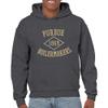AH1107 - Purdue Boilermakers Stitch Arch Hoodie - X-Large - Dark Heather view 4