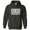 AH01 - Ohio University Bobcats Basic Block Hoodie - Medium - Forest view 1
