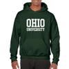 AH01 - Ohio University Bobcats Basic Block Hoodie - Medium - Forest view 4