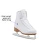 Jackson Ultima Classic 200/500 Womens Ice Skates for Women & Girls Ice Skates  Comfortable Figure Skates for Ice Skating & Recreational Figure Skating, Size 1 Medium Width  White view 3