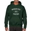 AH1107 - Michigan State Spartans Stitch Arch Hoodie - 2X-Large - Forest view 4