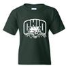 UGP Campus Apparel YS03 - Ohio University Bobcats Arch Logo Youth T-Shirt - Large - Forest view 1