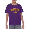 YS03 - Northern Iowa Panthers Arch Logo Youth T-Shirt - X-Large - Purple view 2