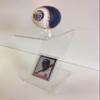 Baseball Stand with Plastic Ring and Card Holder view 1
