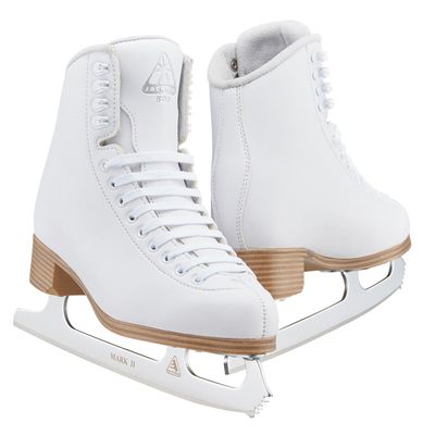 Jackson Ultima Classic 200/500 Womens Ice Skates for Women & Girls Ice Skates Comfortable Figure Skates for Ice Skating & Recreational Figure Skating, Size 1 Medium Width White