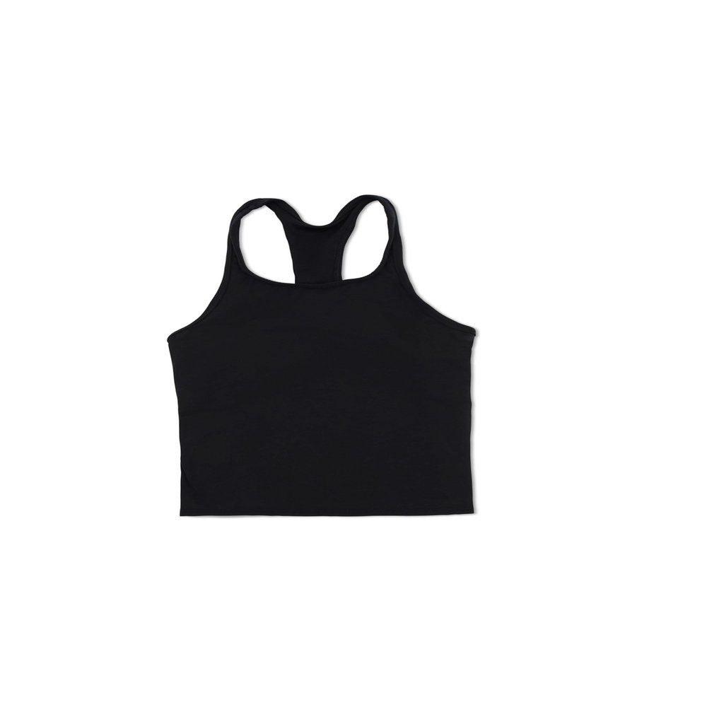 Capezio girls Team Basics Tank Top With Racerback - Shirt, Black, Medium US