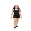 Capezio girls Team Basics Tank Top With Racerback - Shirt, Black, Medium US view 2