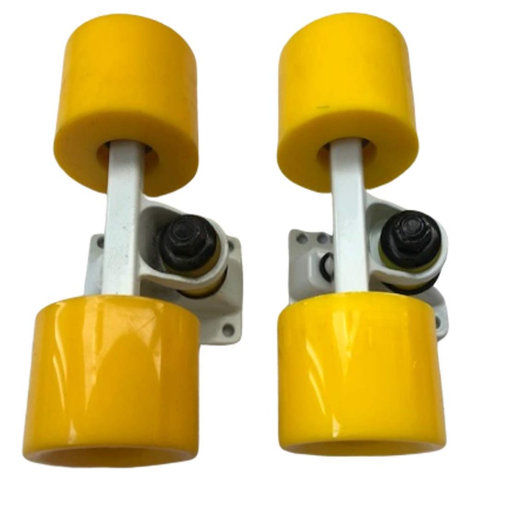 Cool Step Penny Skateboard Wheels and Reflex Trucks S-1 60MM 95A (Yellow)