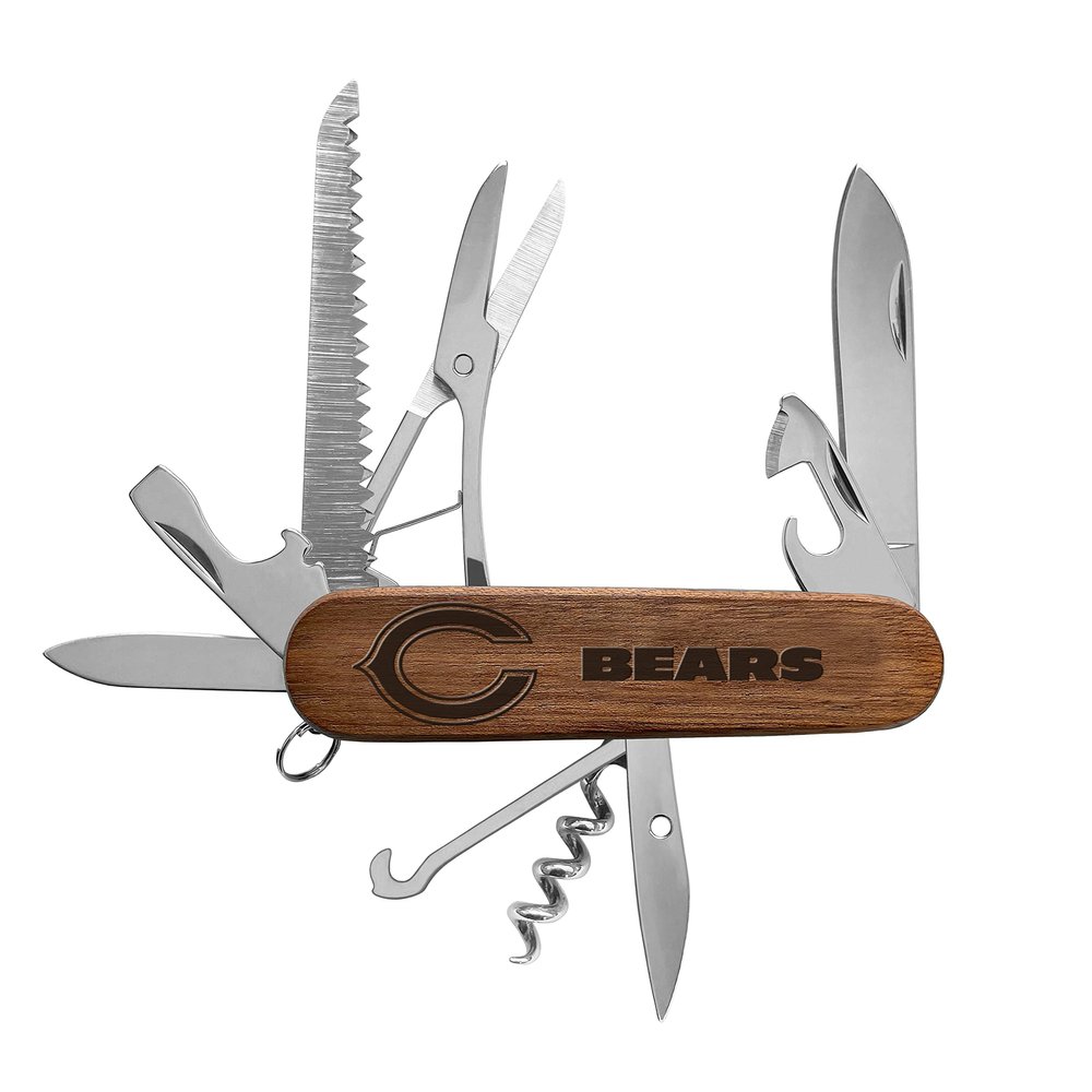 NFL Chicago Bears Classic Wood Pocket Multi-Tool
