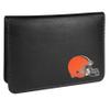NFL Cleveland Browns Unisex Siskiyou Sports Weekend Bi-fold Wallet, Black, One Size view 1