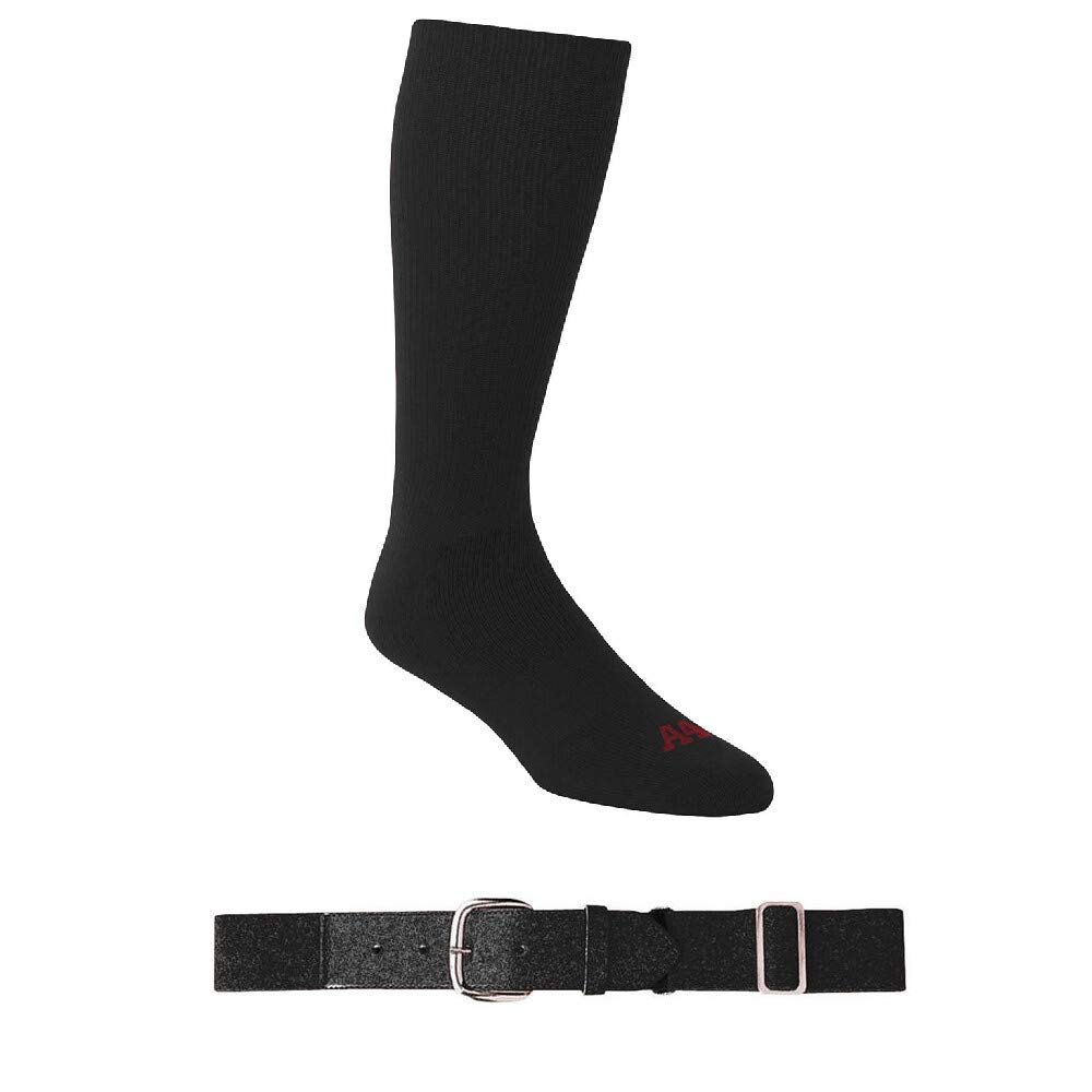 A4 Sportswear Black Small Socks & Youth Belt