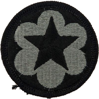 Department of the Army Staff Support Patch Foliage Green with Hook Fastener