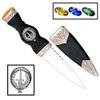 Scottish Clan Crest Sgian Dubh ~ MacDonald (Glencoe) view 2