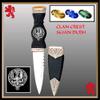 Scottish Clan Crest Sgian Dubh ~ MacDonald (Keppoch) view 3