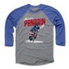 500 LEVEL Artemi Panarin 3/4 Sleeve T-Shirt (Baseball Tee, XXX-Large, Royal/Heather Gray) - Artemi Panarin Chisel WHT view 1