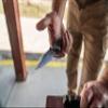 Smith & Wesson Freighter 7.6in High Carbon S.S. Folding Knife with 3.2in Drop Point Blade and Stainless/G10 Handle for Outdoor, Tactical, Survival and EDC view 4