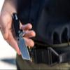 Smith & Wesson Sideburn 7.25in High Carbon S.S. Ultra Glide Folding Knife with 3in Wharncliffe Blade and G10 Handle for Outdoor, Tactical, Survival and EDC, Black view 4