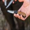 Smith & Wesson Stave 7.75in High Carbon S.S. Ultra Glide Folding Knife with 3.25in Clip Point Blade and Stainless/G10 Handle for Outdoor, Tactical, Survival and EDC view 2