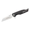 Smith & Wesson Sideburn 7.25in High Carbon S.S. Ultra Glide Folding Knife with 3in Wharncliffe Blade and G10 Handle for Outdoor, Tactical, Survival and EDC,Black view 1