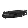 Smith & Wesson Velocite 7.75in High Carbon S.S. Assisted Folding Knife with 3.5in Clip Point Blade and Polymer Handle for Outdoor, Tactical, Survival and EDC,Black view 2