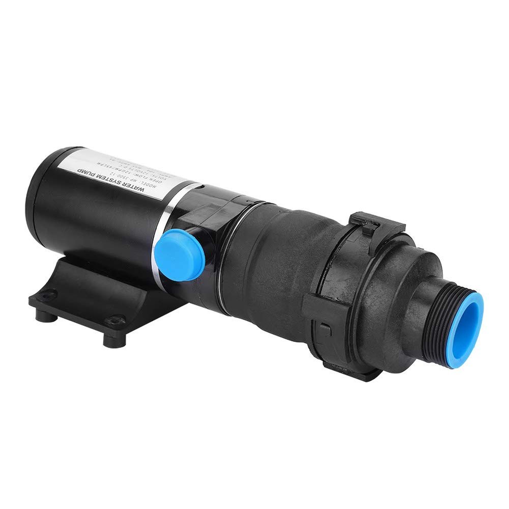 Macerator Pump System, Waste Evacuation DC 12V Self-Priming RV Mount Macerator Waste 45 LPM 12GPM Open Folw for Boat RV Marine Trailer Toilet Sewer