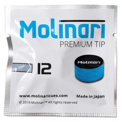 Molinari Premium Pool Billiard CUE TIP - 1 pc - 14 mm (Super Soft (12))