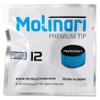 Molinari Premium Pool Billiard CUE TIP - 1 pc - 14 mm (Super Soft (12)) view 1