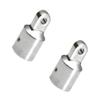Asaki Boat Bimini Deck Hinge + Top Cap Eye End Fitting 156-66154-00 Set of 2 view 1