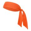 GOGO Tie Back Headband for Women, Adjustable Sweatband Sport Headbands for Men, Sweat Band for Running Tennis, Head Tie for Workouts and Sports, Running, Football, Basketball Teams, Athletics - Orange view 1
