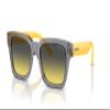 Arnette AN4334 Cold Heart 2.0 Sunglasses, Transparent Grey/Clear Fifty Yellow/Dark Grey, 53 mm view 2