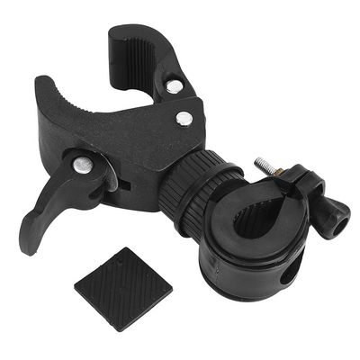 2 Pcs Universal Handlebar Clamp, Rotation Handlebar Mount LED Flashlight Clamp Clip Holder Bracket