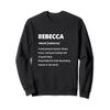 Rebecca Name Sweatshirt view 1