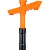 CHAMPRO Attack Angle Batting Tee, Adjustable Height and Durable Rubber Construction, (27 to 42 inches), Black, orange view 4