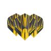 Winmau Prism Alpha Black & Orange Extra Thick Dart Flights - 1 Set per Pack (3 Flights in Total) view 2