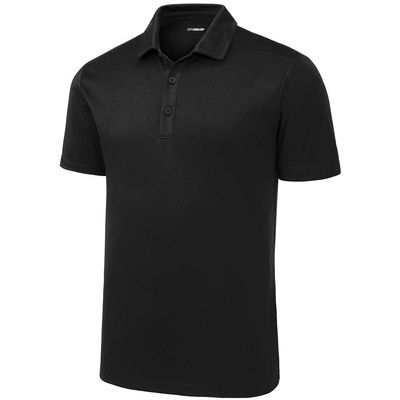 DRIEQUIP Men's UPF 50 UV Sun Protection Performance Polo-S-Black