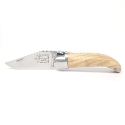 Lagiuole Petite Olive Wood Handle Folding Knife, 8 cm