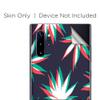 Skins for Samsung Galaxy Note 10 Plus Decals Wrap - Decal Stickers Skins Cover -3D Holographic Weed Pot Leaf view 3