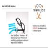 Soft Eyeglass Temple Tip Sleeves for Men, Women & Kids - (Purple, Small) view 3