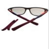 Soft Eyeglass Temple Tip Sleeves for Men, Women & Kids - Burgundy Small view 1