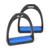 COMPOSITI Women's Premium Profile Lightweight Extremely Strong Horse Riding Polymer Stirrups, Blue view 2