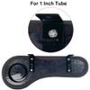 Huskey 2X Black Rear Seat Arm Rests with Cup Holder for Ezgo TXT/RXV Golf Carts Installed by Using Our Non-Drill Brackets or Drilling into Your arm Rest view 2