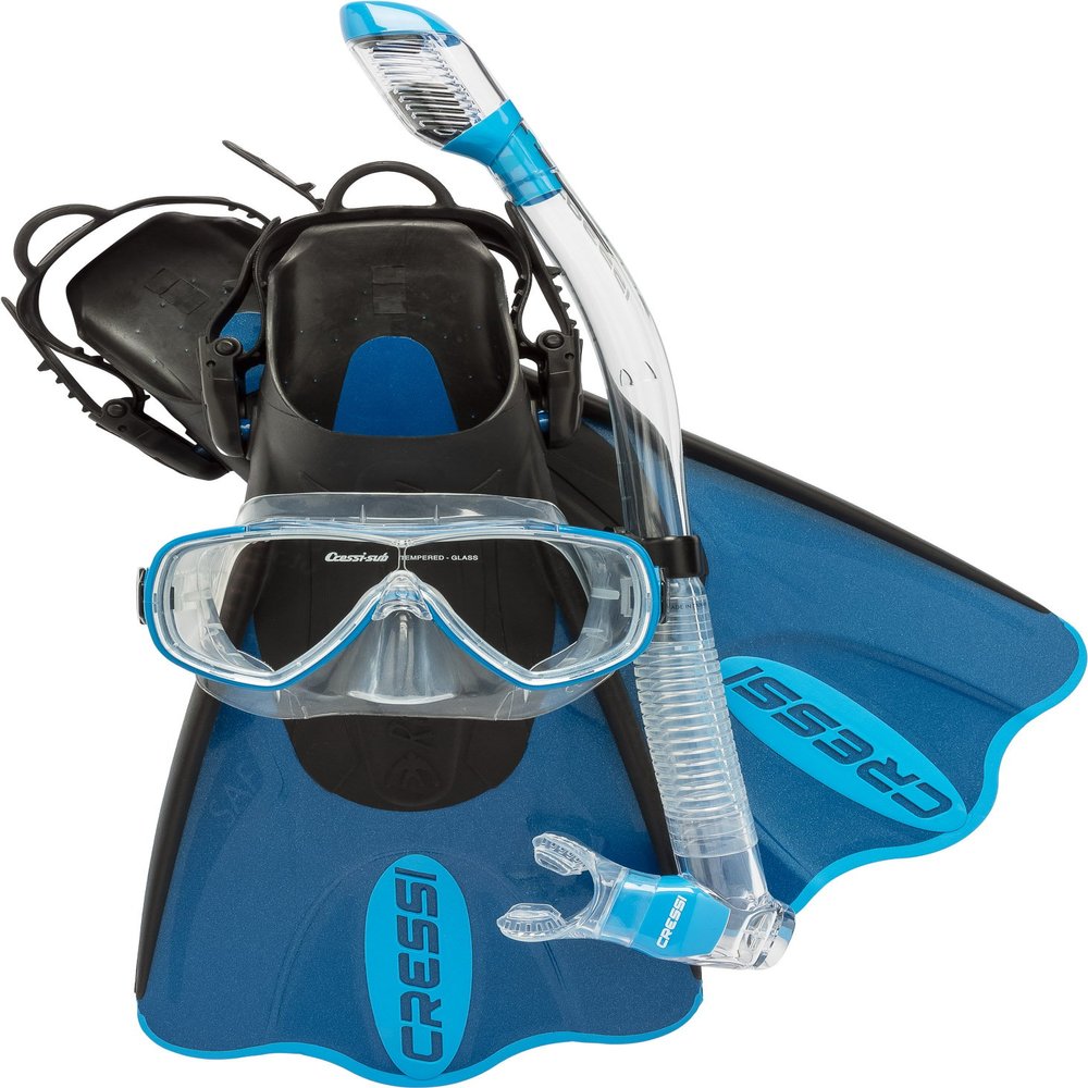 Cressi Palau SAF Set, Blue, S/M