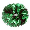 Hooshing 2PCS Green Pom Poms Cheerleading with Baton Handle for Team Spirit Sports Dance Cheering Kids view 1