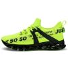 COKAFIL Mens Running Shoes Athletic Walking Blade Tennis Shoes Fashion Sneakers,Green,8.5 view 3