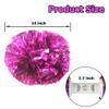 Hooshing 2PCS Hot Pink Pom Poms Cheerleading with Baton Handle for Team Spirit Sports Dance Cheering view 2