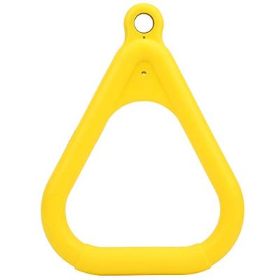 Alomejor Pull Up Ring Kids Gymnastic Rings for Upper Body Strength Fitness Training Exercise Pull Ups(Yellow)