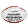 K KENON Personalized Rugby Ball for Grandson - Personalized Composite Leather American Rugby Ball- Anniversary Christmas Graduation Gifts for Grandson (for Grandson) view 1