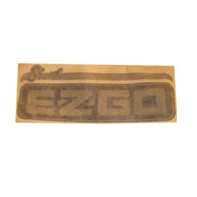 EZGO 2005-Up Golf Cart Shuttle Name Plate Decal